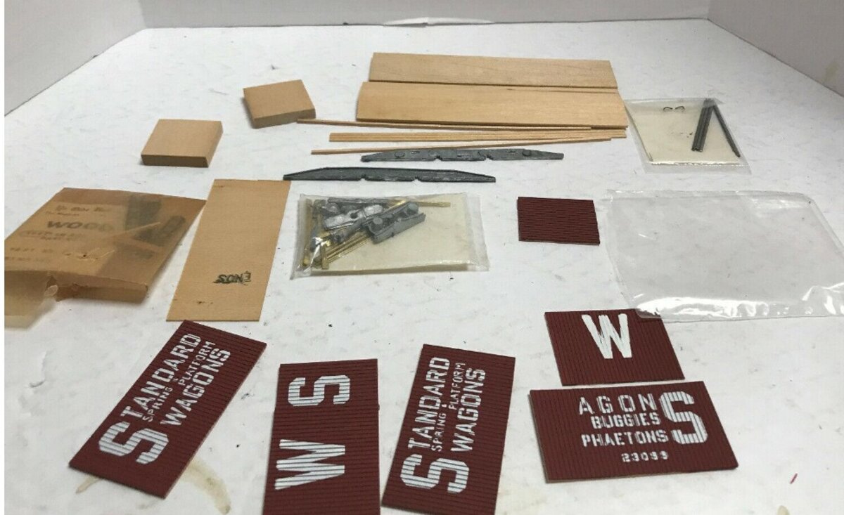 Ye Olde Huff N Puff XM1 HO Standard Wagons Box Car Craftsman Kit