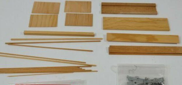 Main Line BC-30 HO 37'''' Wood Box Car Basic Craftsman Kit
