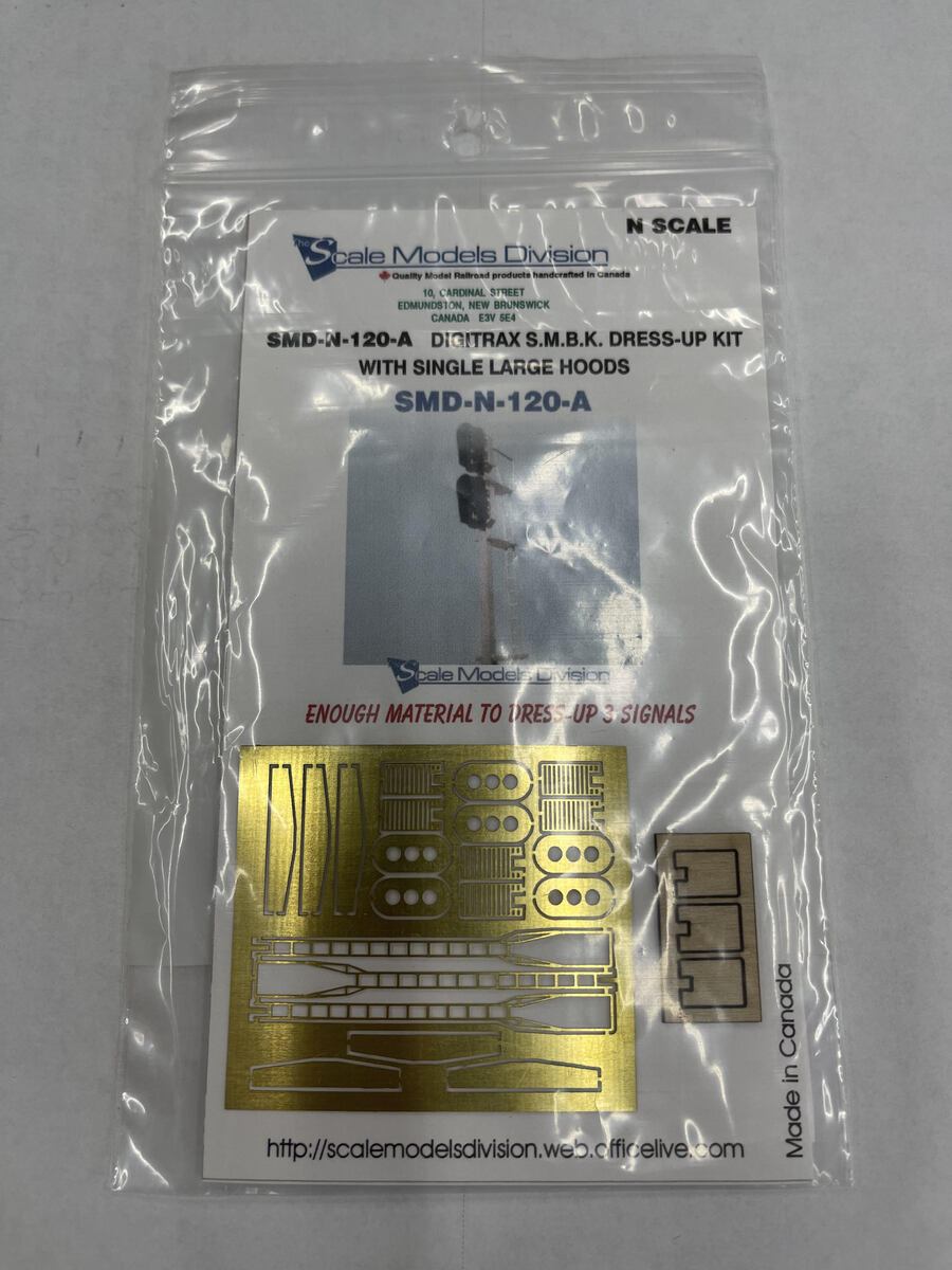 Scale Models Division SMD-N-120-A N Digitrax Dress Up Kit w Single Large Hoods