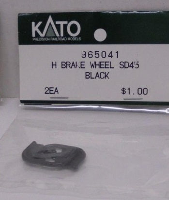 Kato 965041 HO H Black Brake Wheel for SD-45