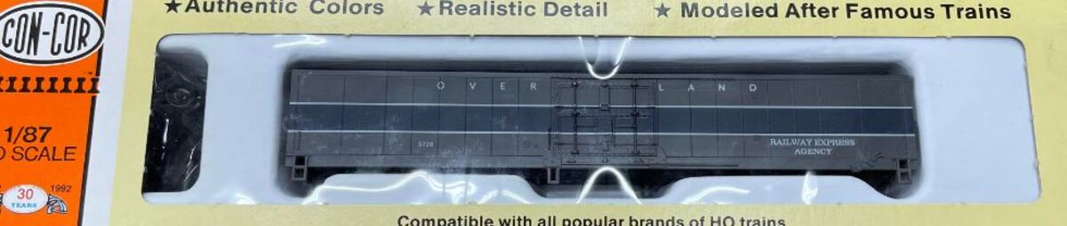 Con-Cor 0001-001055 HO 60' Overland #5726 Boxcar Kit