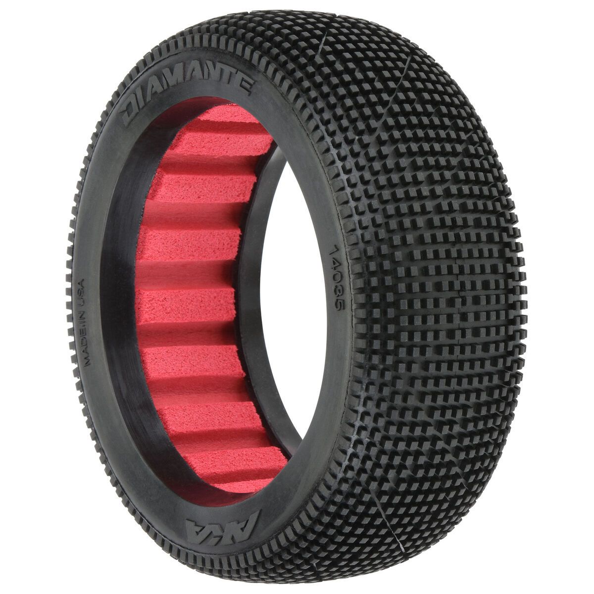 AKA Products, Inc. 14035ZR 1:8 Diamante Z Front/Rear Off-Road Buggy Tires