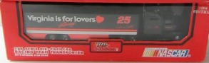 Racing Champions 03400-02286 1:64 Virginia Is For Lovers #25 Racing Transporter