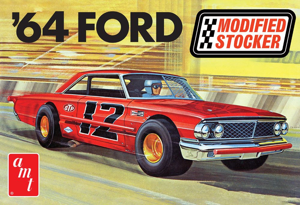 AMT 1383 1:25 1964 Ford Galaxie Modified Stocker Plastic Model Kit