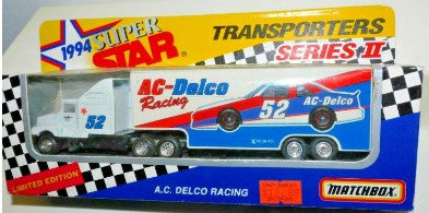 Matchbox 1:64 AC-Delco #52 Racing Super Star Series II Transporters