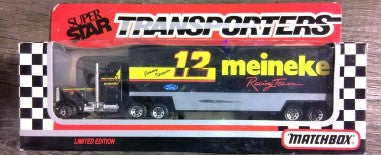 Matchbox CY104 1:64 Super Star Jimmy Spencer #12 Meineke Racing Transporter