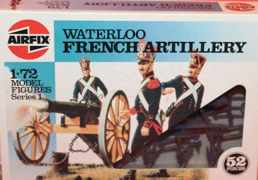 Airfix Products 1737 1:72 Waterloo French Artillery Soldiers (Set of 52)