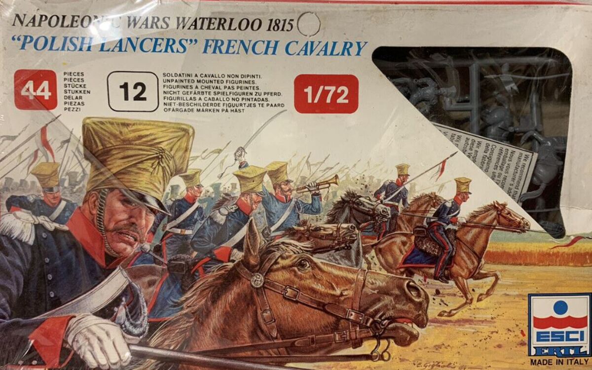 ESCI 218 1:72 Polish Lancers French Cavalry Soldiers (Set of 44)