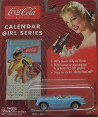 Johnny Lightning 309-01 1:64 Calendar Girl Coca Cola 1954 Corvette Convertible