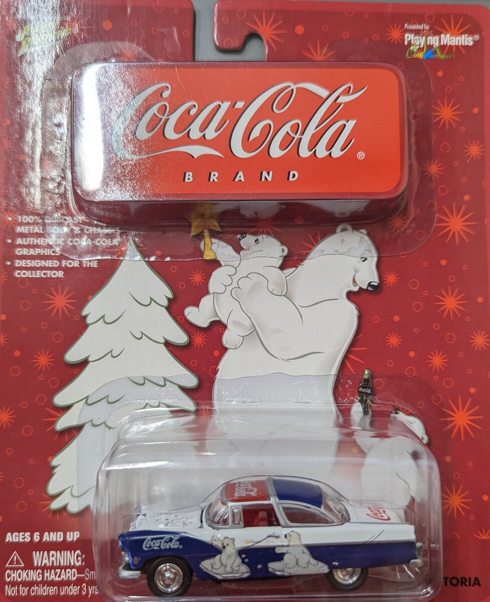 Johnny Lightning 309-02 1:64 Coca-Cola Polar Bears 1955 Ford Crown Victoria