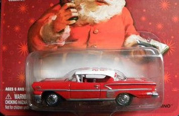 Johnny Lightning 309-02 1:64 Coca-Cola Santa Series 1958 Chevy Impala