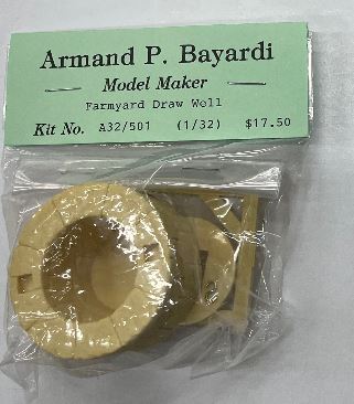 Bayardi A32-501 1:32 Resin Farmyard Draw Well