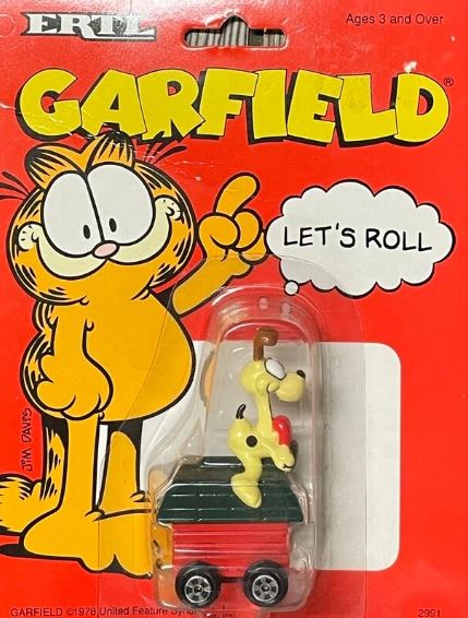 Ertl 2991 Garfield Odie Dog House " Let's Roll " Diecast Car