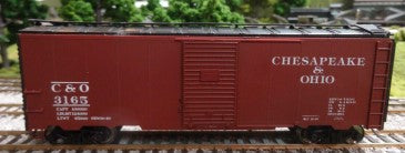 Branchline 8003 HO AAR 40' Chesapeake & Ohio Box Car #3165 Kit