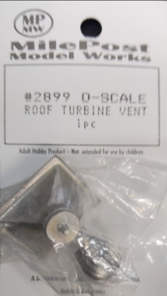 Mile Post Model Works 2899 O Roof Turbine Vent