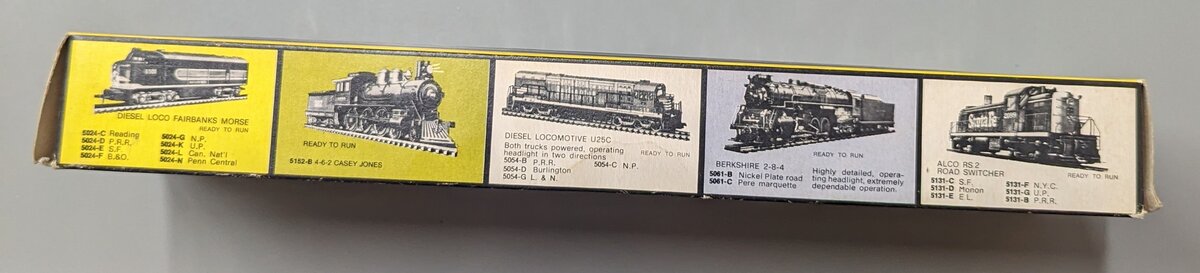 AHM 1930 HO Santa Fe 85 Ft 6404 Blue Goose Coach #3119