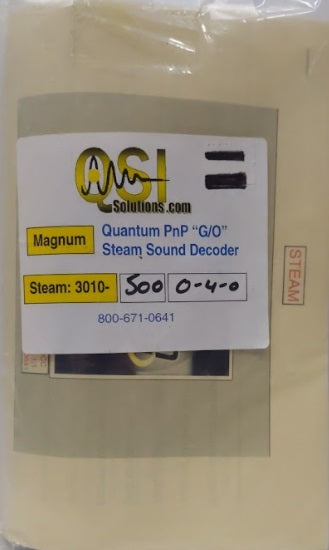 QSI 3010-500 0-4-0 G/O Quantum PnP Steam Sound Decoder