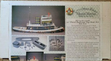 Frenchman River Model Works 211 HO 92' Diesel Railroad Tug Boat Building Kit