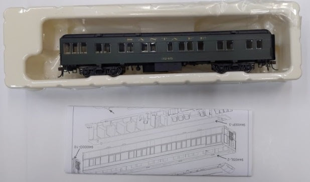 Con-Cor 0001-094403(1) HO Santa Fe Solarium Pullman Heavyweight Passenger # 3245