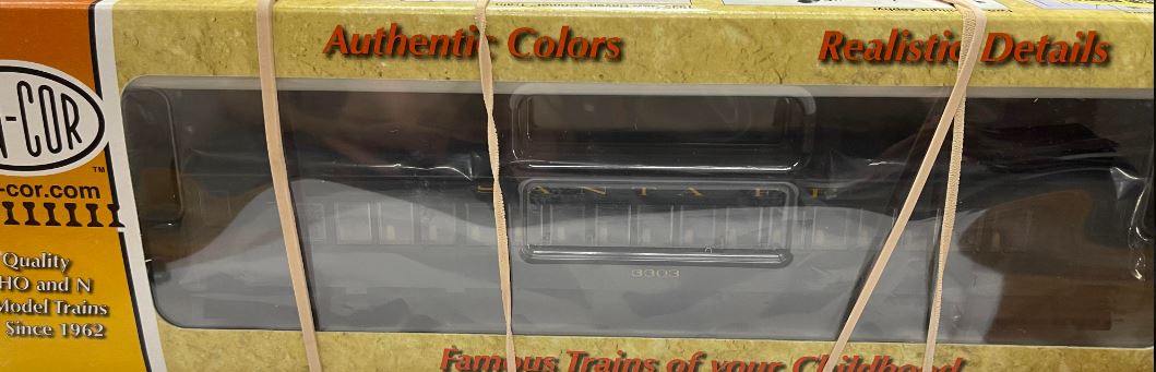 Con-Cor 0001-094203 HO Santa Fe Coach Pullman (Pack of 3)