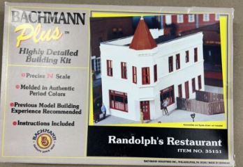 Bachmann 35151 N Scale Randolph's Restaurant Model Building Kit