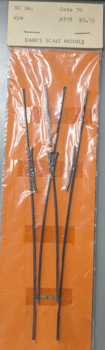 Darr's Scale Models 318 HO Code 70 Wye Track