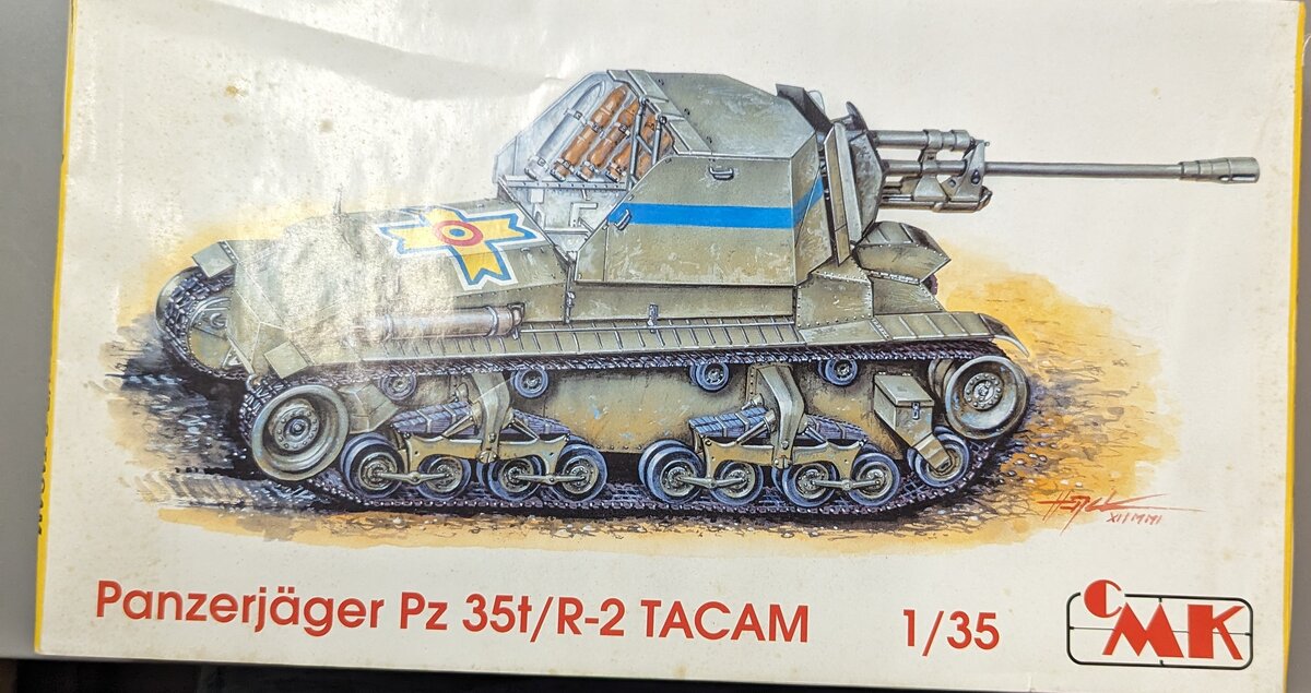 CMK Kits s.r.o. T35022 1/35 Panzerjager Pz 35t/R-2 Tacam Plastic Model Kit