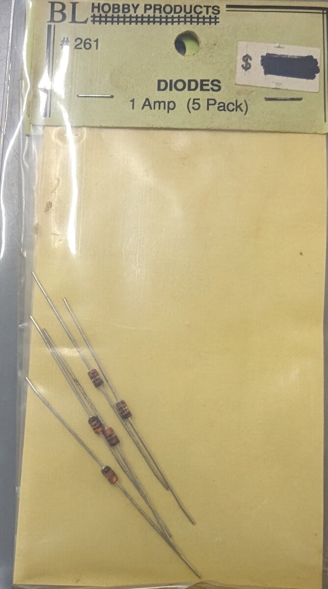 BL Hobby Products 261 Diodes 1 AMP (5 Pack)