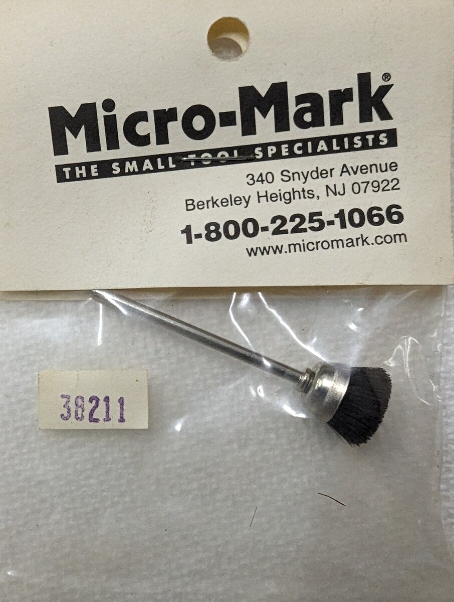 Micro-Mark 38211 Bristle Cup Brush 3/32
