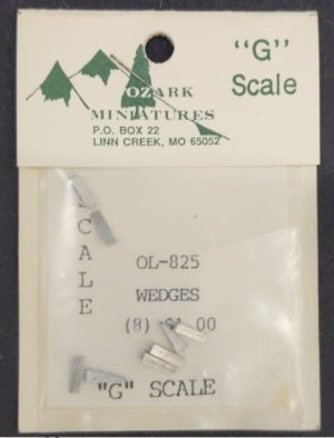 Ozark Miniatures OL-825 G Wedges (Pack of 8)