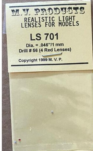 MV Products LS701 HO Realistic Light Lenses for Models
