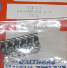Walthers 941-996 HO/O Arch Garland Vent (Pack of 24)
