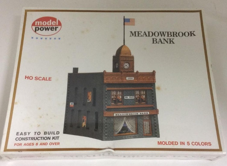 Model Power 448 HO Meadowbrook Bank Building Kit