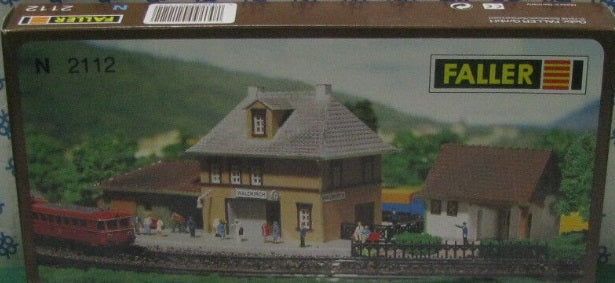 Faller 2112 N Scale Train Station Building Kit