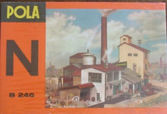 Pola B246 N Scale Old Brewery With Boiler House Building Kit