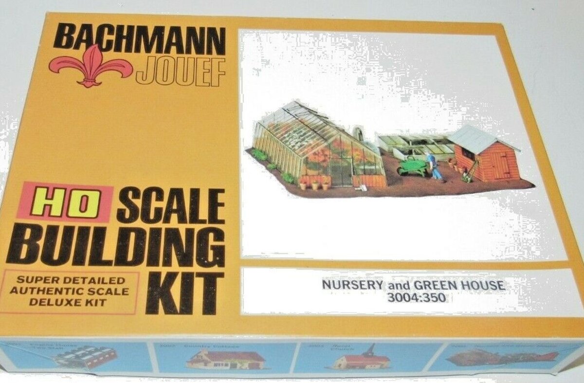 Bachmann 3004:350 HO Nursery and Green House Building Kit