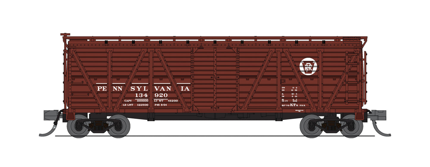 Broadway Limited 8462 N Pennsylvania 40' Wood Stock Car w/Mule Sounds #273190