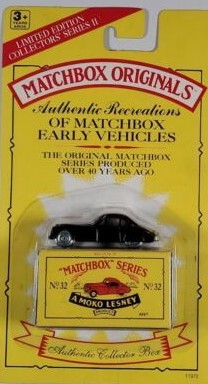 Matchbox 11970 1:64 Series No.32 A Moko Lesney Product Black Jaguar XK140.