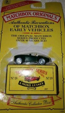 Matchbox 11970 1:64 Series No.19 A Moko Lesney Product Green Convertible