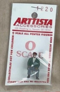 Arttista 1220 O And O27 Scale Man With Red Cap Pewter Figure