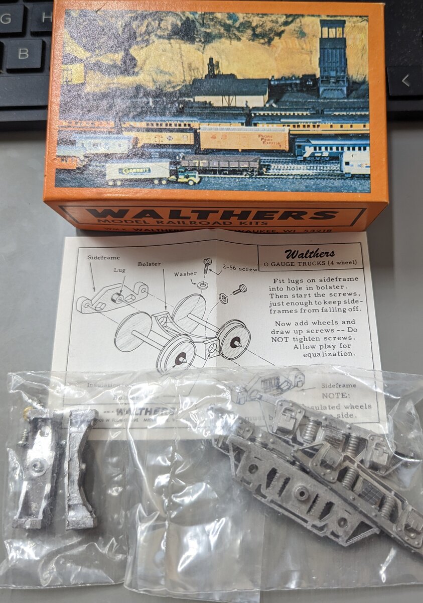 Walthers 93350230 O Scale Ga 4 Wheel Sierra Truck Minus Wheels Model