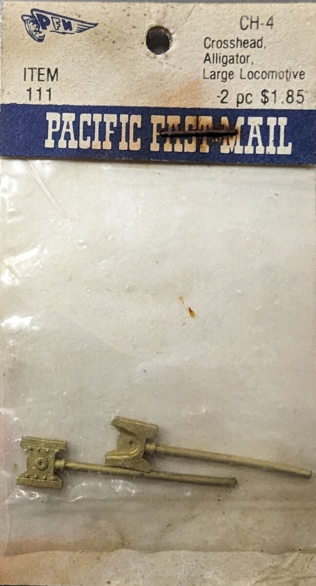 Pacific Fast Mail 111 CH-4 Crosshead Alligator Large Locomotive