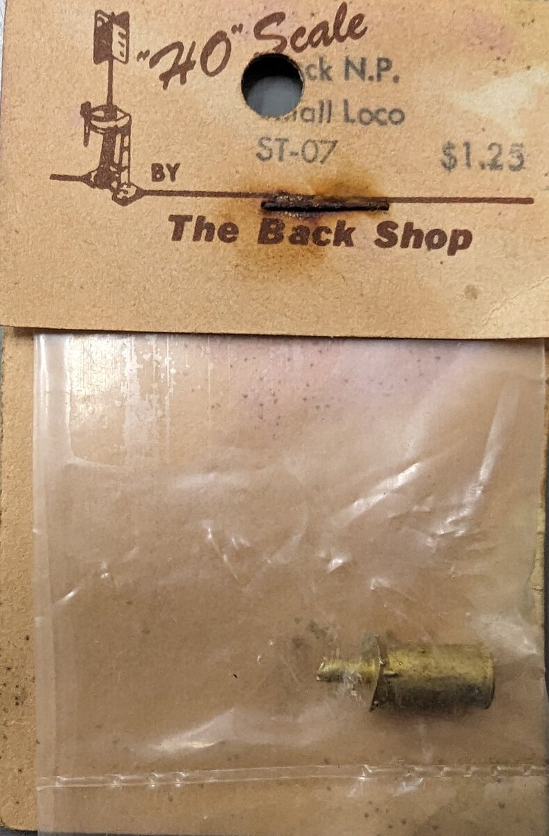 The Back Shop ST-07 HO Smoke Stack NP Small Loco