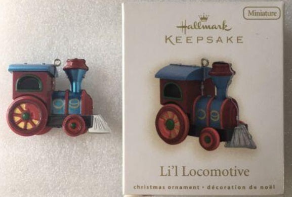 Hallmark QXM9025 Li''l Locomotive Keepsake Christmas Ornament