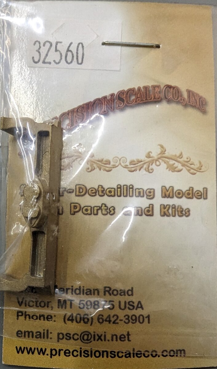 Precision Scale Co. 32560 HO End Beam, Tender, B&M & Others (front)