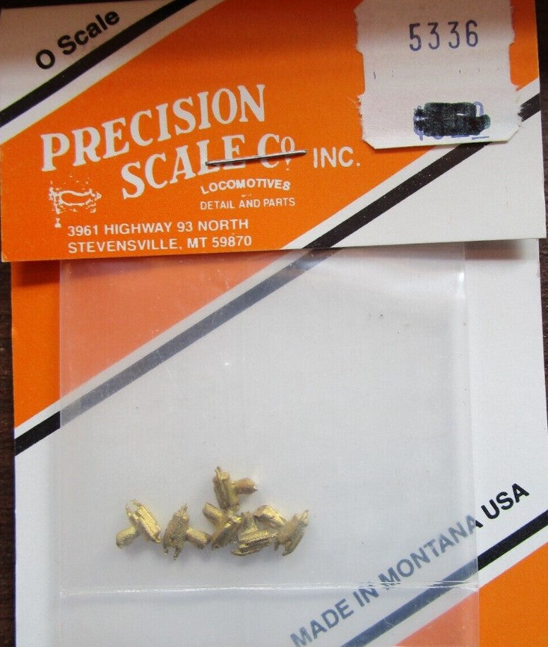 Precision Scale Co. 5336 HO Insulators, Strain (Pack of 6)
