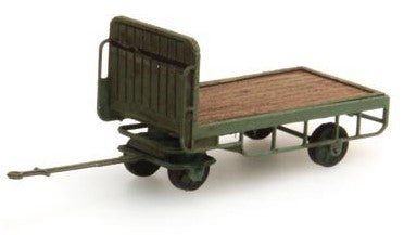 Artitec Models 316.14-GN 1:160 Aanhanger Perronkar Green (Luggage Trailer)