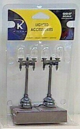 K-Line K-010503 O And O-27 Lionel Street Lights Lighted Accessories (Pack of 2)