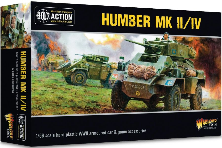 Warlord Games 402011024 1:56 Humber MK II/IV Armoured Car Military Vehicle Kit