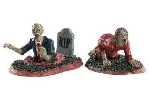 Lemax 82603 Spooky Town Zombies Coming Alive (Pack of 2)